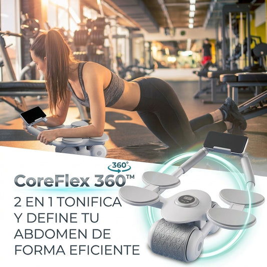 CoreFlex 360™ Entrena abdomen, brazos y piernas desde casa