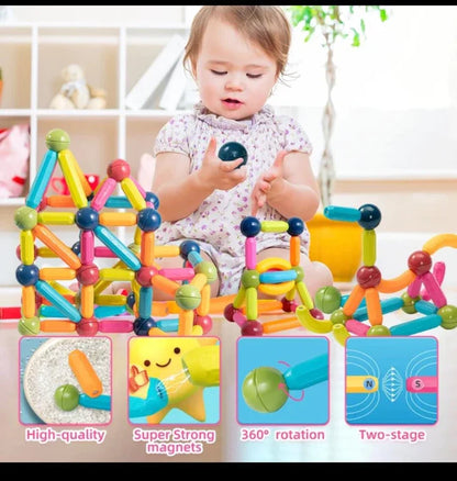 SET DE JUEGOS MAGNETICOS 72 PIEZAS
