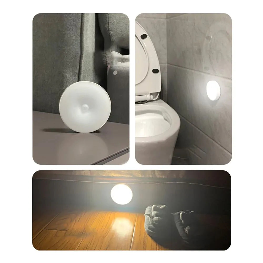 Foco LED con sensor de movimiento recargable