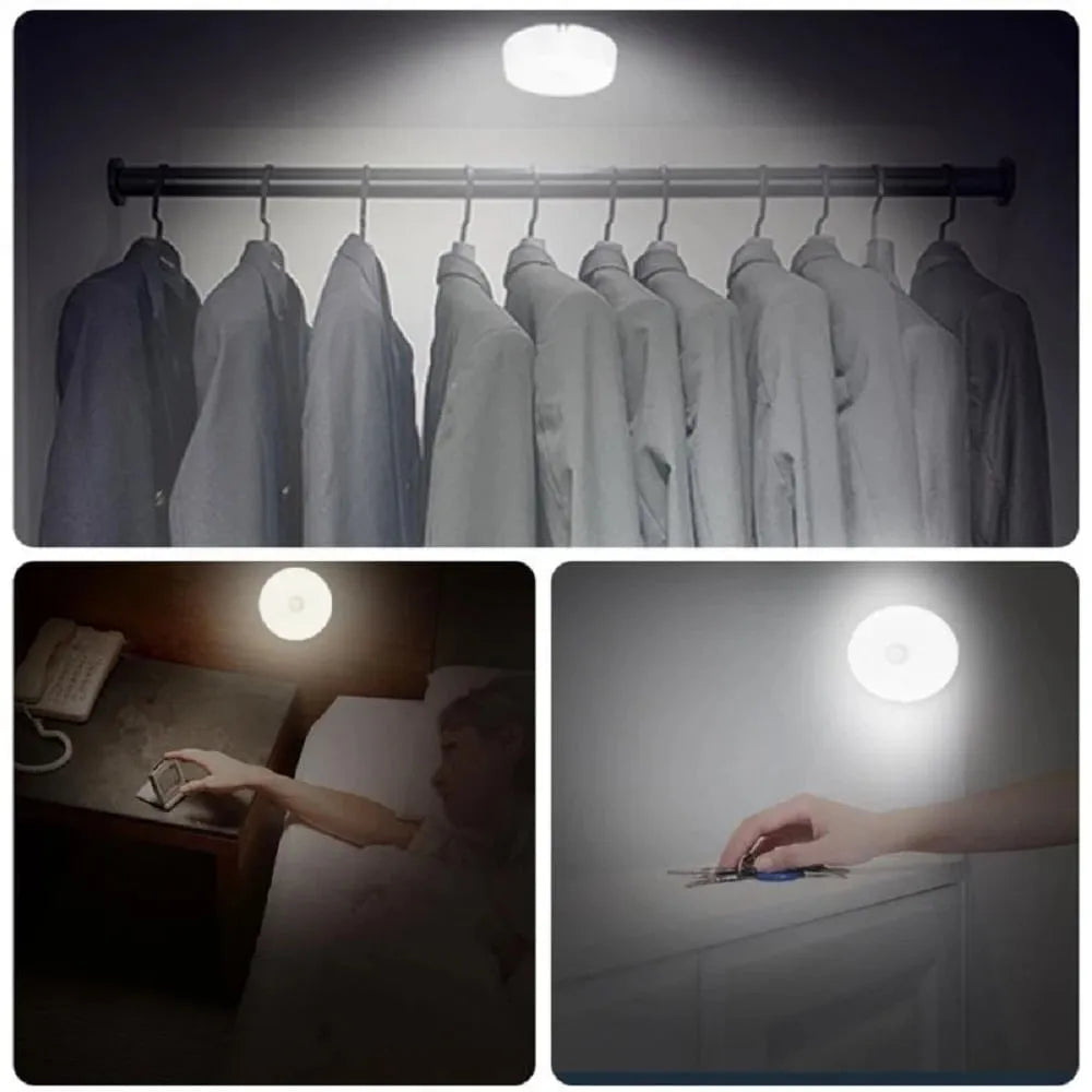 Foco LED con sensor de movimiento recargable