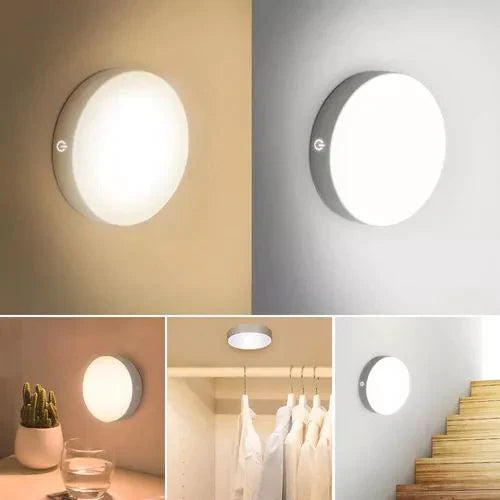 Foco LED con sensor de movimiento recargable