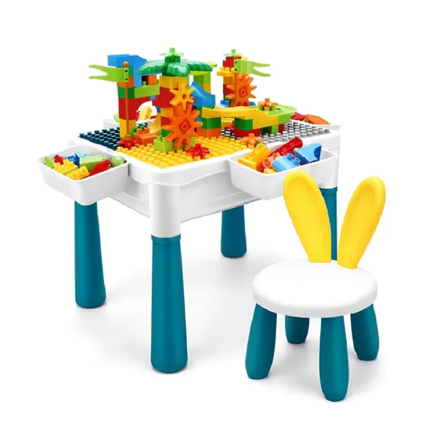JUEGO DE MESA DE BLOQUES DE CONSTRUCCIÓN 3 EN 1